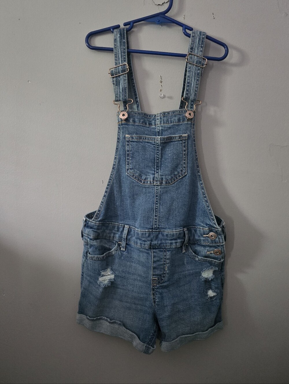 ABERCROMBIE:: Girls Denim Shortalls